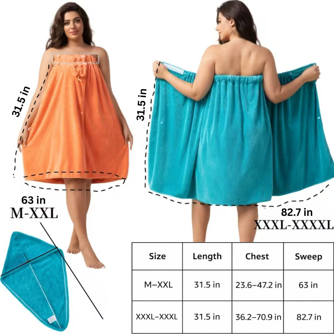 CozyWrap Spa Bath Towel Set